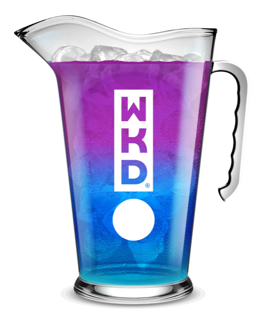 WKD POS jugs